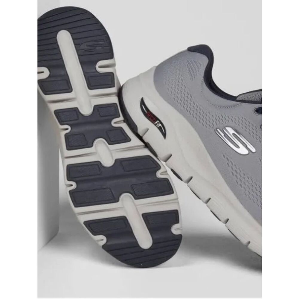 Skechers Men's Arch Fit Sneaker - Gray and Navy